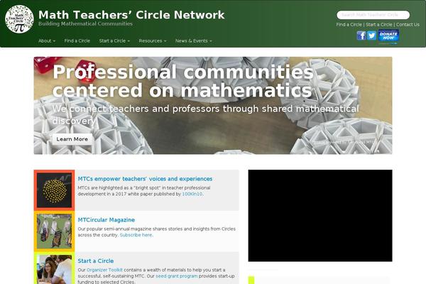 mathteacherscircle.org site used Mtc
