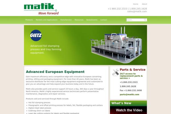 matik.com site used Matik