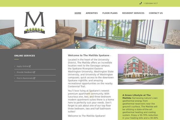 Apartvilla theme site design template sample