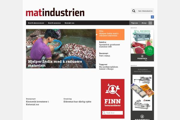 matindustrien.no site used Molte-news-matindustrien