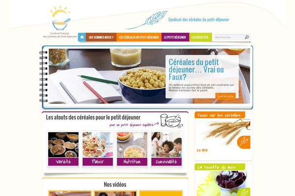 matinscereales.com site used Matinscereales