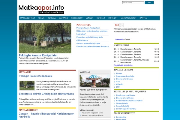 matkaopas.info site used Matkaopas