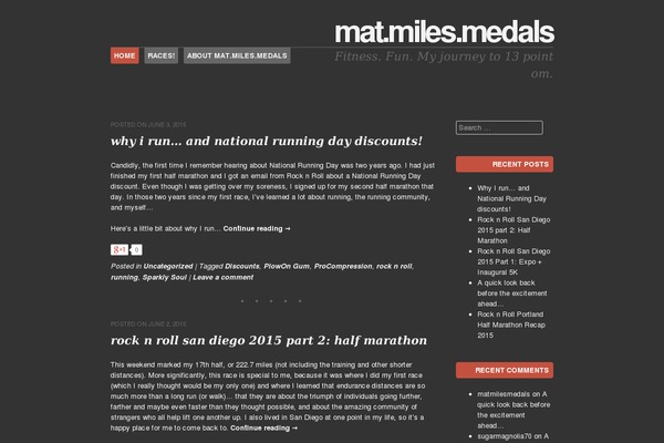 matmilesmedals.com site used Sixhours