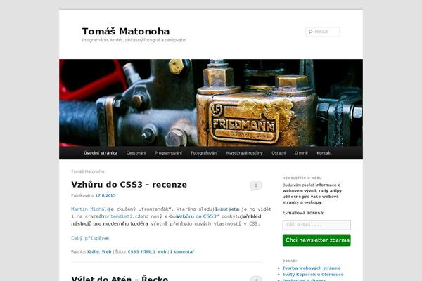 matonoha.cz site used Matonoha