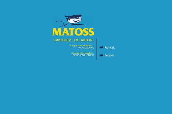 matoss.be site used Matossnew