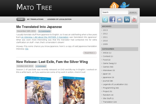 WordPress website example screenshot