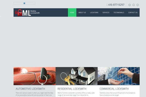 Tisson theme site design template sample