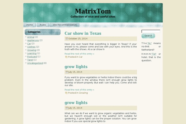 matrixtom.com site used Matrixtom2