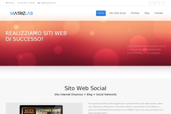 WordPress website example screenshot