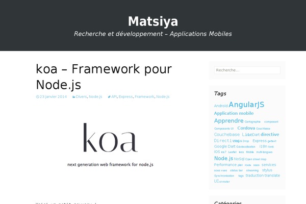 matsiya.fr site used Anews