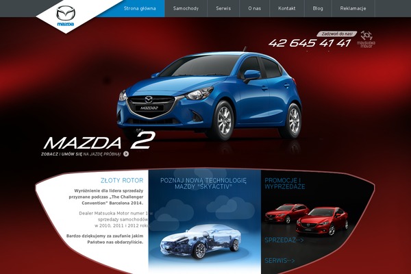 matsuoka.pl site used Mazda