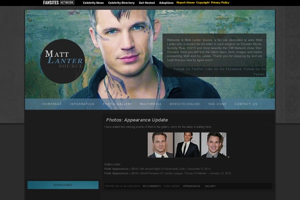 matt-lanter.com site used Premade11