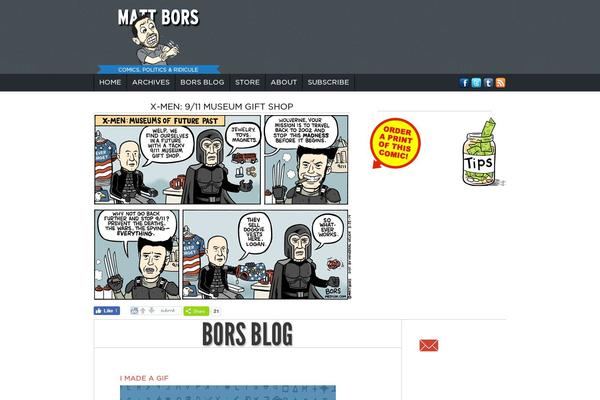 mattbors.com site used Mattbors