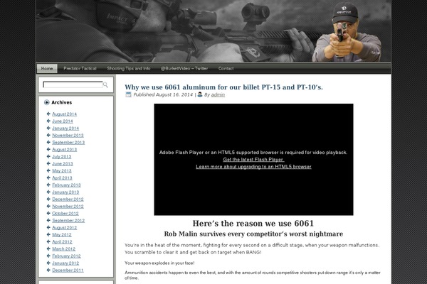 mattburkett.com site used Mbcom3