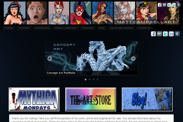 Mantra theme site design template sample