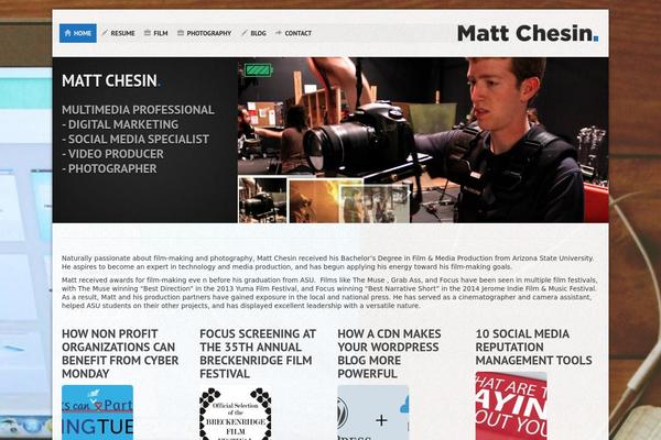 mattchesin.com site used Shift-cv
