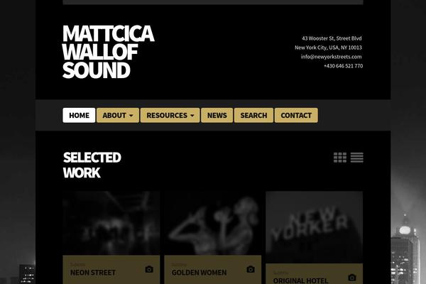 mattcica.com site used Newyork