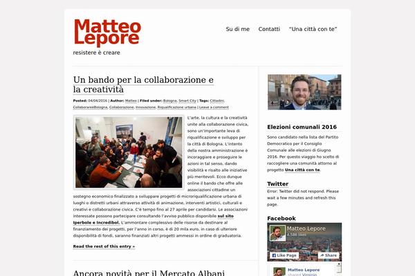 WordPress website example screenshot