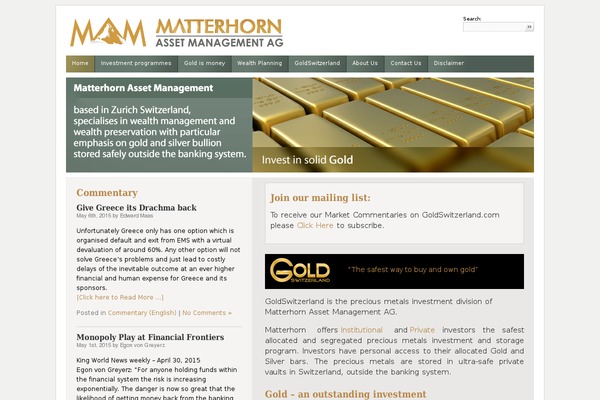 matterhornassetmanagement.com site used Mam