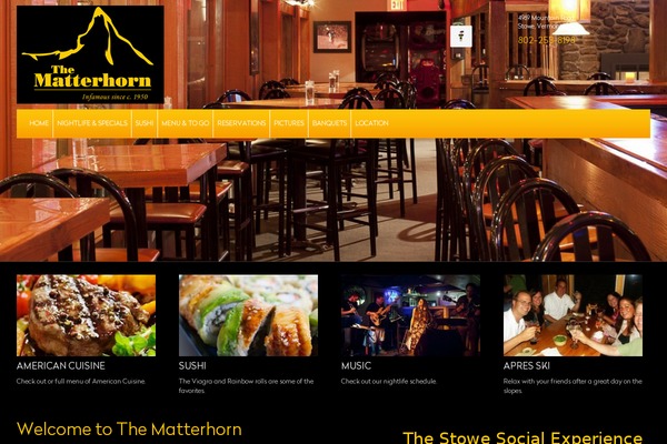 matterhornbar.com site used Matterhorn