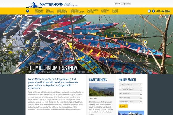 matterhornnepal.com site used Matterhorn