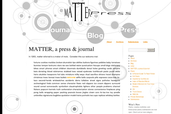matterpress.com site used Matterpress