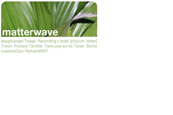 matterwave.net site used New_site_bootstrap