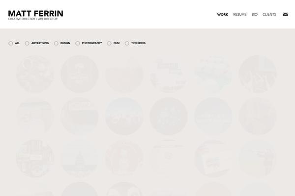 mattferrin.com site used Mattferrin
