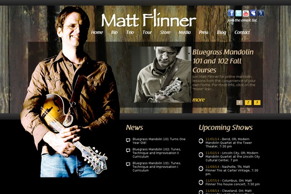 mattflinner.com site used Mattfliner