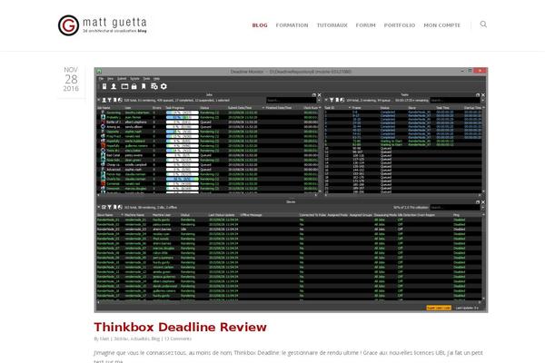 WordPress website example screenshot