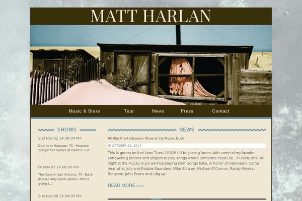 mattharlan.com site used Lively-theme