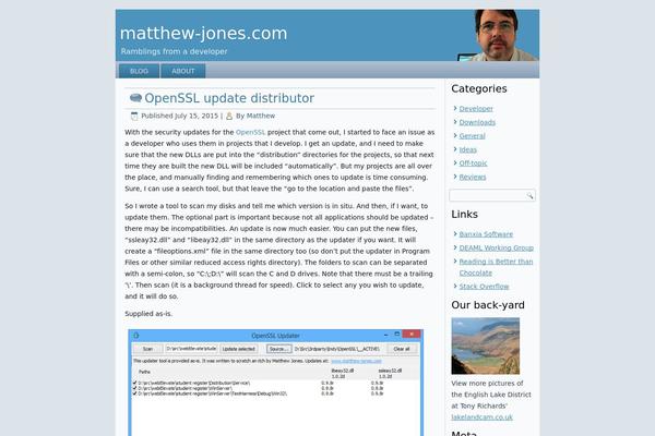 WordPress website example screenshot
