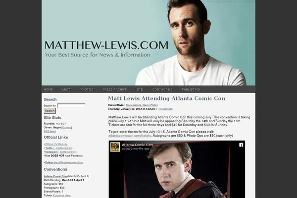 matthew-lewis.com site used Black