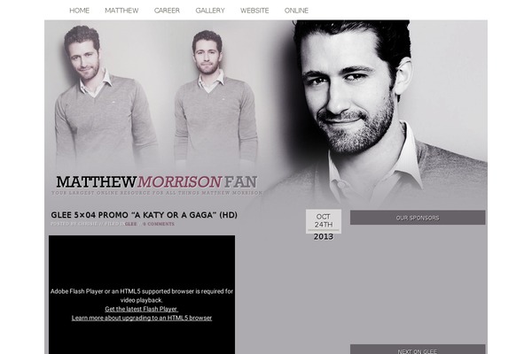 matthew-morrison.com site used Matthewmorrison-asd