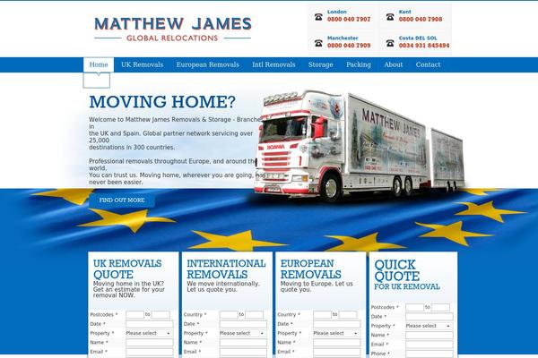 matthewjamesremovals.com site used Matthew
