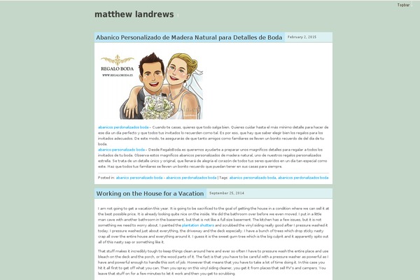 matthewlandrews.com site used Nostalia26