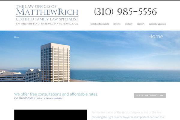 matthewrichlaw.com site used Mrl_wp_theme