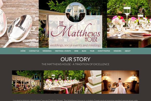 matthewshousecary.com site used Matthews-house