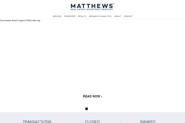 matthewsretailgroup.com site used Mrg