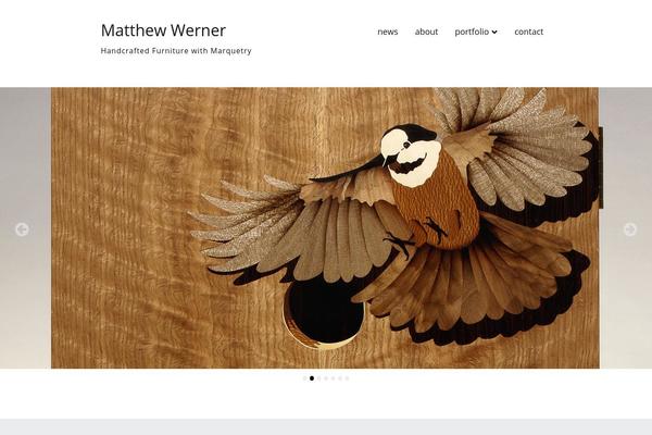 WordPress website example screenshot