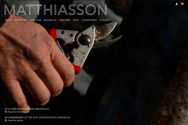 matthiasson.com site used Matthiasson