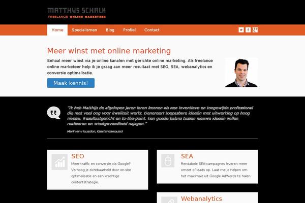 matthijsschalk.nl site used Matthijs
