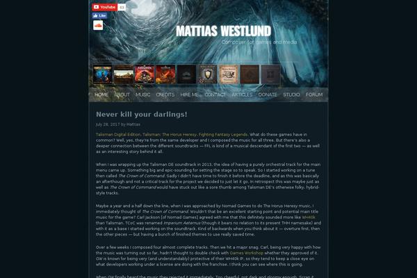 WordPress website example screenshot