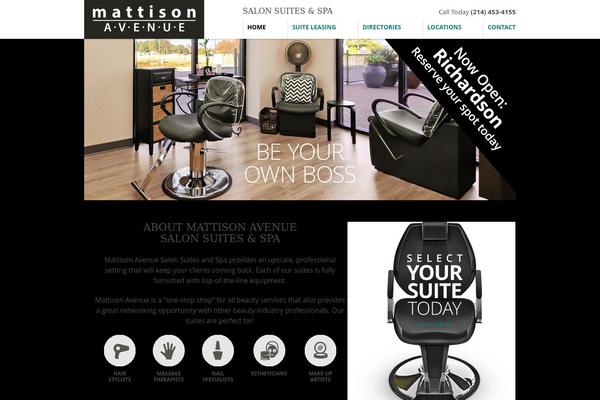 mattisonsalonsuites.com site used Mattison2015