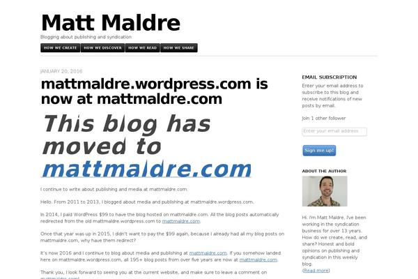 WordPress website example screenshot