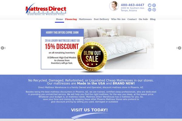 matress theme websites examples