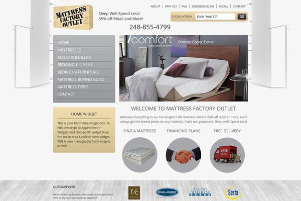 mattressfactoryoutletmi.com site used Mattress