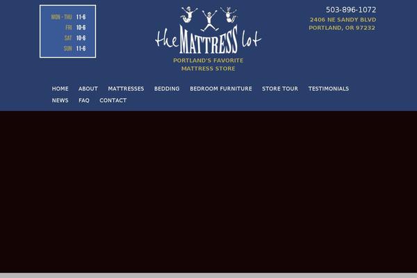 mattresslot.com site used Mattresslot