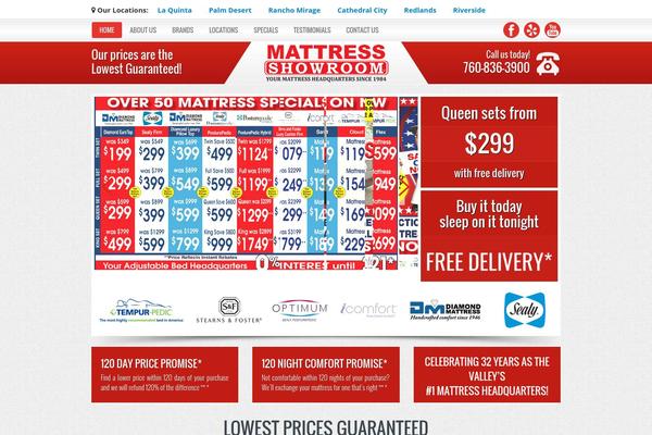 mattressshowroom.net site used Mattress
