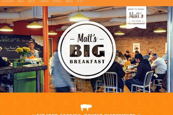 mattsbigbreakfast.com site used Mattsbigbreakfast2020